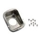 Enjoliveur de goulotte réservoir INOX Jeep CJ CJ5 CJ7 Wrangler YJ 1977-96