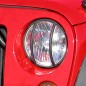 Grille protection phare noir Jeep Wrangler JK