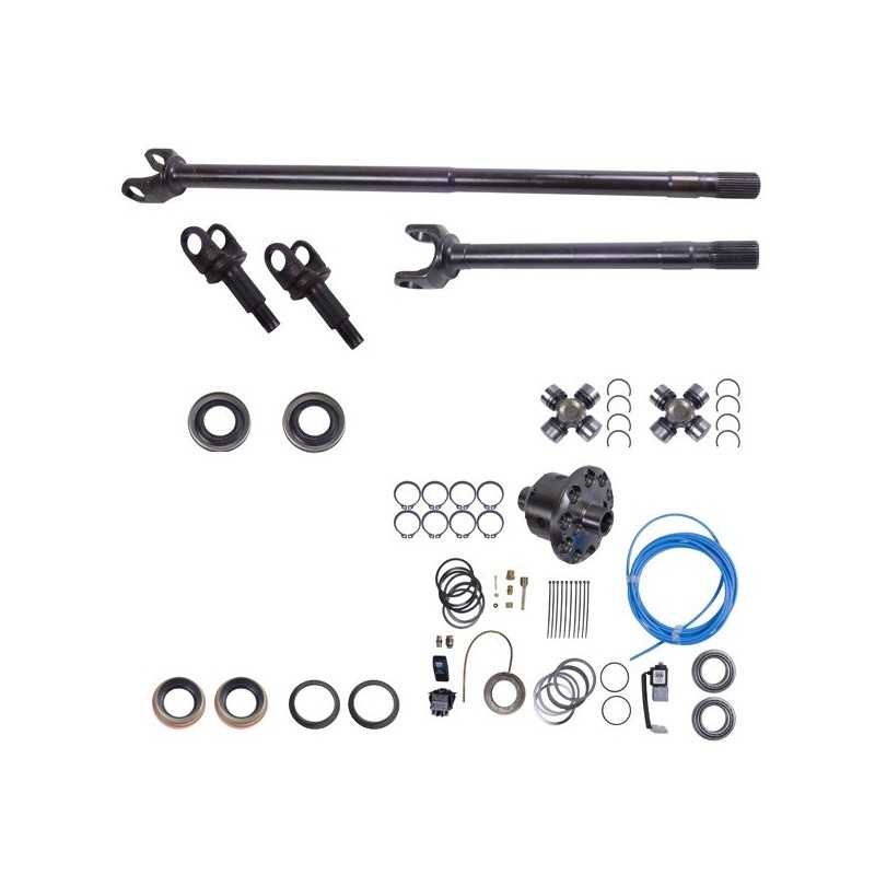 Kit arbre roue avant 30 cannelures ALLOY + ARB LOCKER Jeep CJ CJ7