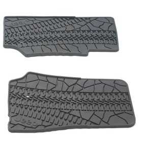 Tapis Avant noir trace pneu Jeep Wrangler JK 07-13 82210164AB