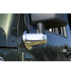 Enjoliveur support rétroviseur chrome Jeep Wrangler JK