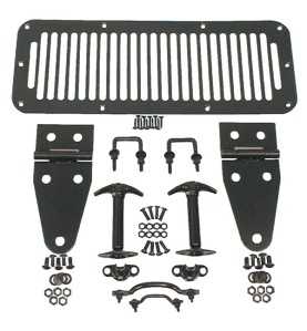 Accessoire capot noir Jeep CJ7 & Wrangler YJ 1978-96