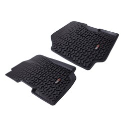 Tapis avant caoutchouc Rugged Ridge pour Jeep CJ CJ5 CJ7 & Jeep Wrangler YJ de 1972 à 1996. 12920.21