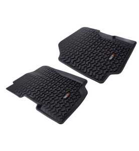 Tapis avant caoutchouc Rugged Ridge pour Jeep CJ CJ5 CJ7 & Jeep Wrangler YJ de 1972 à 1996. 12920.21