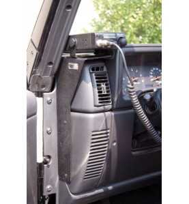 Support RADIO CB sur tableau de bord JEEP TJ