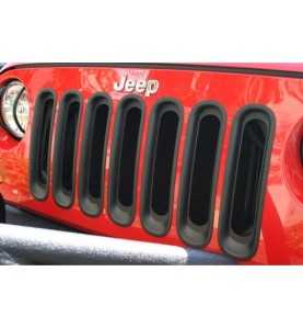 Enjoliveur calandre insert noir Jeep Wrangler JK