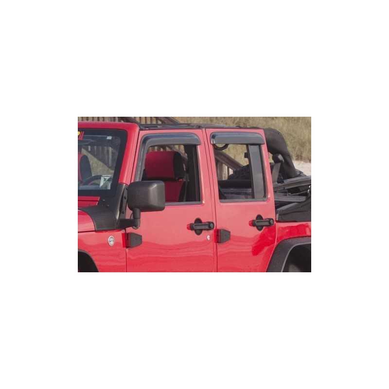 Déflecteur air porte fumé Jeep Wrangler JK 4P