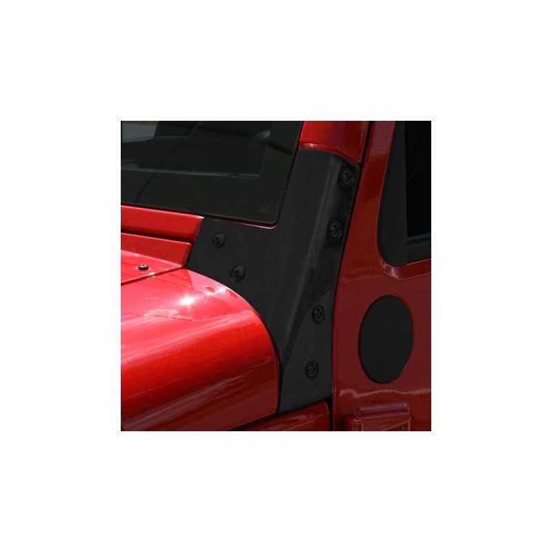 Support encadrement pare brise NOIR JEEP WRANGLER JK