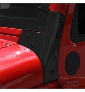 Support encadrement pare brise NOIR JEEP WRANGLER JK