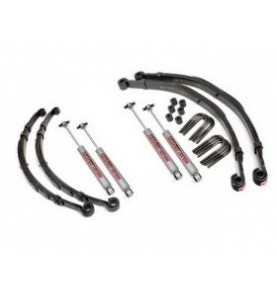 Kit suspension +2.5" 65mm avec amortisseurs Jeep CJ CJ5 CJ7 1976-86