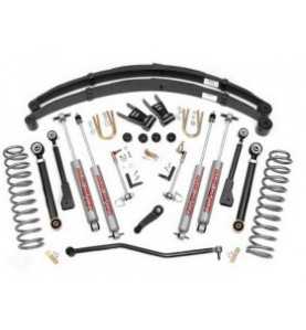 kit de rehausse +6" a/amortisseurs & lames AR. 1984-01 - Kulture Jeep