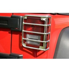 Grille de protection de feu arrière INOX Jeep Wrangler JK