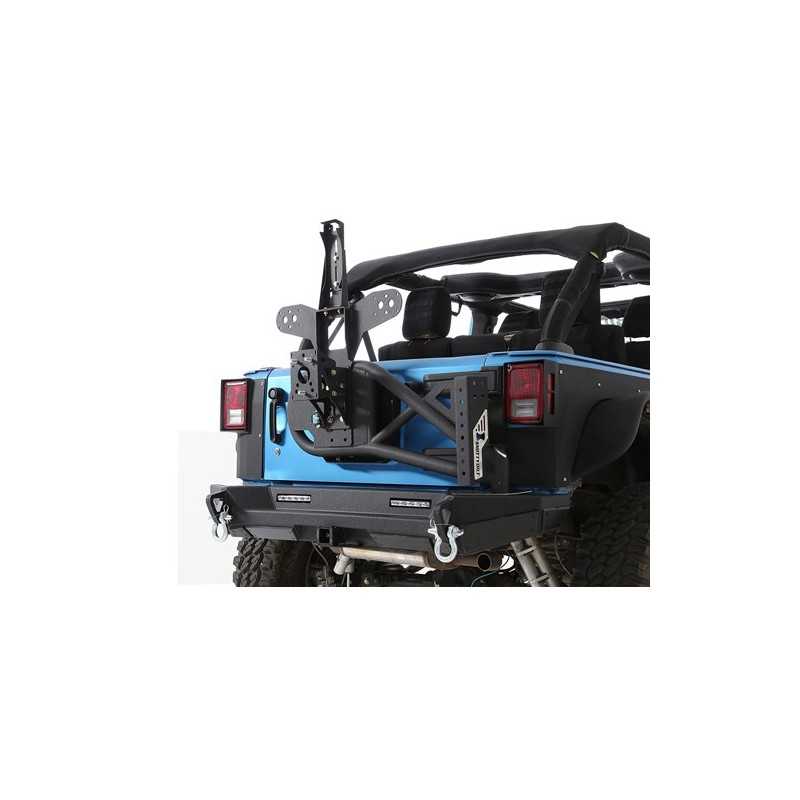 SB Pare choc arrière + support roue JEEP Wrangler JK