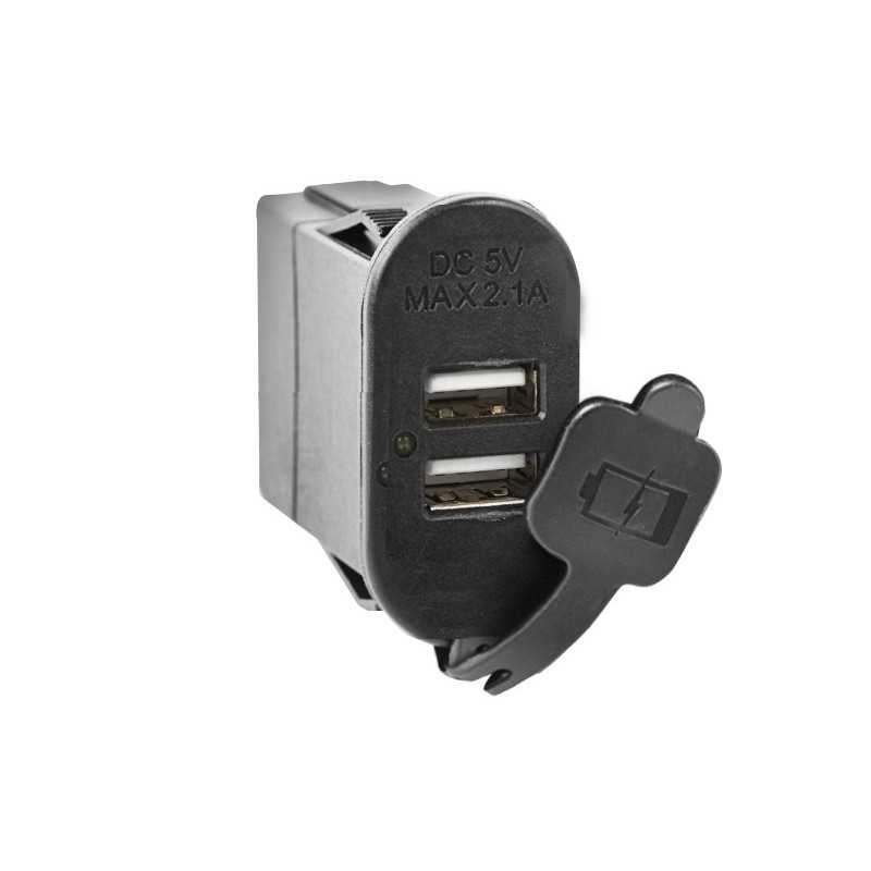 Interrupteur double port USB