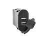 Interrupteur double port USB