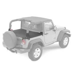 bâche cover noir bestop JEEP Wrangler JK 2 portes