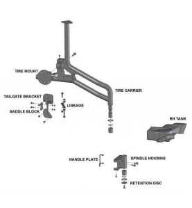 PORTE ROUE ARRIERE JK STYLE AEV 10305025AA