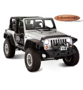 Kit élargisseur aile BUSHWACKER flat fender JEEP Wrangler JK 2 portes 2007 &+