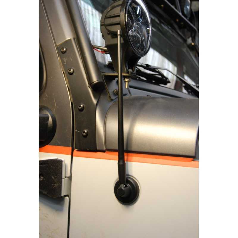 Antenne brin court flexible Wrangler JK / JL / JT