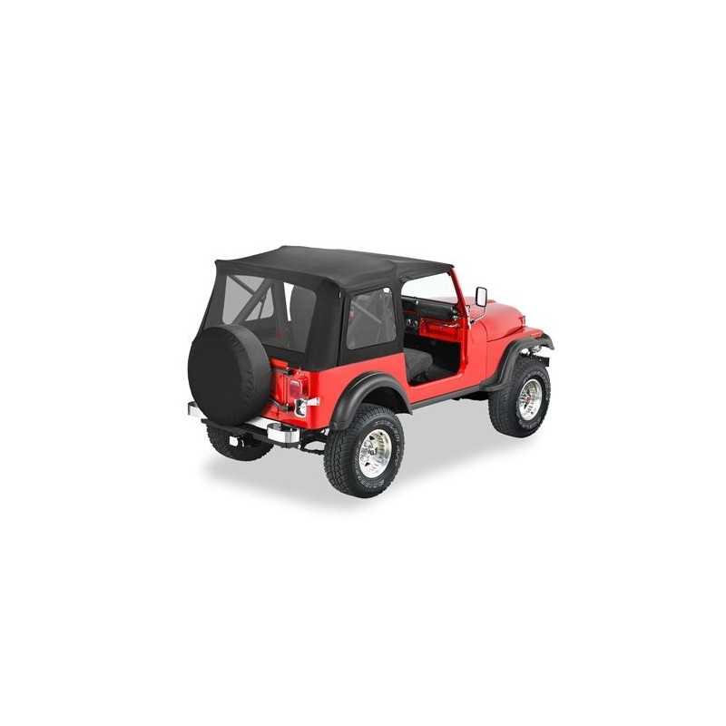 Capotage SuperTop Black D. Jeep CJ7 & YJ 76-95