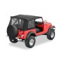 Capotage SuperTop Black D. Jeep CJ7 & YJ 76-95