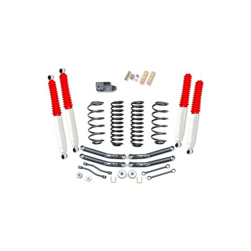 Kit de suspension +4 - 50mm Pro Runner avec amortisseurs TJ 03-06