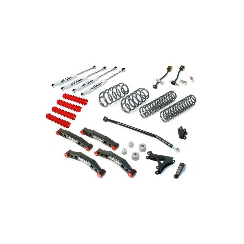 Suspension complète +4 - 100mm Amortisseur ProComp Série 2 Jeep Wrangler TJ 03-06