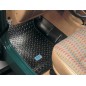 Tapis de sol avant caoutchouté noir Jeep CJ 76-86