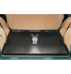 Tapis de coffre en caoutchouc noir Jeep Wrangler TJ 96-02 noir