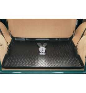 Tapis de coffre en caoutchouc noir Jeep Wrangler TJ 96-02 noir