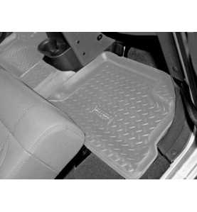 Tapis de sol arrière caoutchouc 2 portes Jeep Wrangler JK 07-10 gris 1566.26