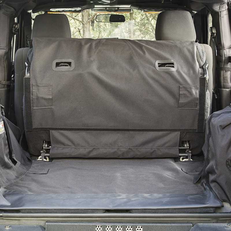 Protection de coffre avec caisson de basses Jeep Wrangler JK 07-14 à 2 portes