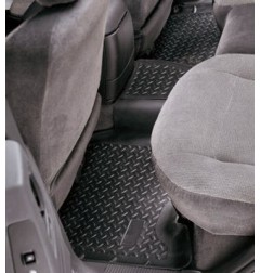 Tapis de sol arrière en caoutchouc noir Jeep Cherokee KJ 02-07