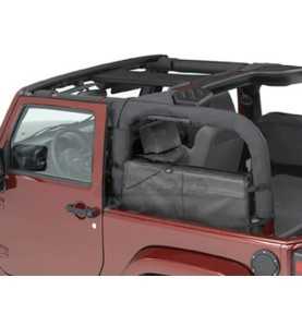 Sac de rangement arrière poches latérales noires Jeep Wrangler JK 07-17