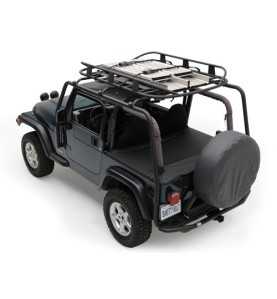 Porte-bagages de toit noir Staubox Jeep Wrangler JK 07-18