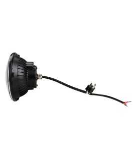 Optique de phare à LED 7 pouces E-mark noir Gerneration 2 Jeep Wrangler JK 07-18 0824.27