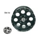 Jantes ALLOYS 9 x17 Noires YJ TJ