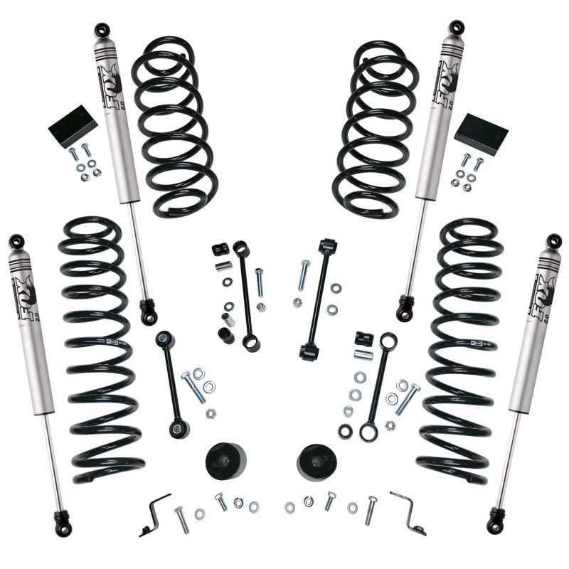 Kit Suspension 2,5" avec amort. Fox Jeep Wrangler JL 4P