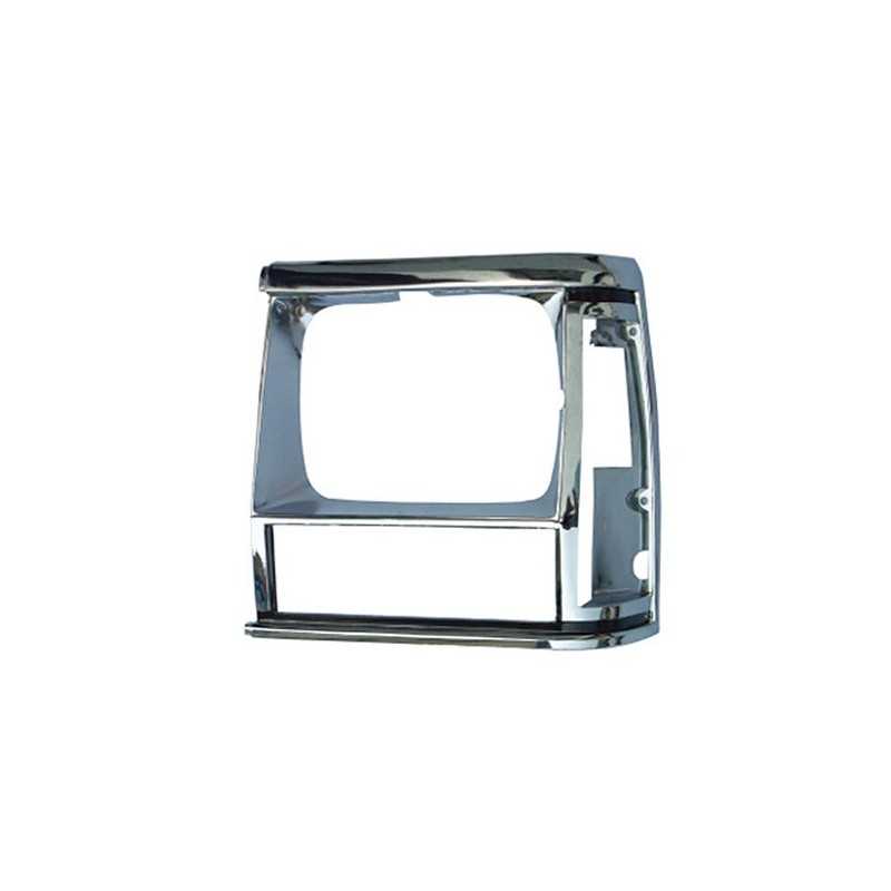 Enjoliveur phare gauche chrome Jeep Cherokee XJ 84-90