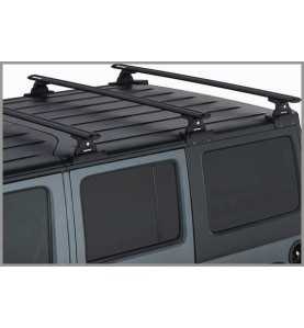 Galerie de toit RHINO-RACK SANS PLATEAU Wrangler JK 4 portes alu JA6390