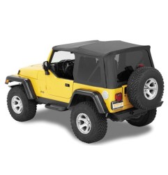 Bâche capotage Bestop Supertop NX Black Diamond pour Jeep Wrangler TJ de 1997 à 2006. 54720-35