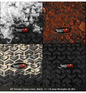 Tapis de coffre arrière Rugged Ridge® Jeep Wrangler JK 4 portes 2011 & +