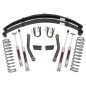 Kit de rehausse +3" amort.nitro gaz Jeep Cherokee XJ