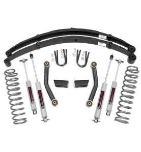 Kit suspension ROUGH COUNTRY +3" pour JEEP CHEROKEE XJ 1984 à 200. RCK630XN2