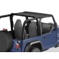 Bâche Bikini ''Strapless'' Jeep Wrangler TJ 96-02