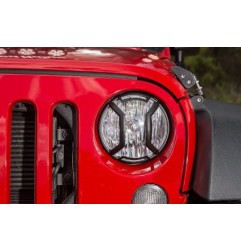 Kit protection phare noir Jeep Wrangler JK