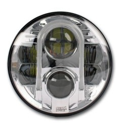 Optique Phare à LED 7 pouces E-mark noir Gerneration 2 Jeep Wrangler JK & TJ07-18 0824.26A