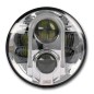 Optique Phare LED 7" Chromé Jeep Wrangler JK TJ