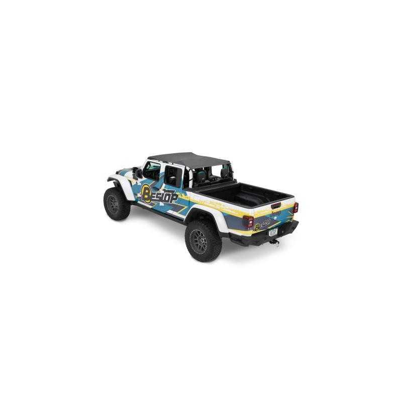 Capote bikini noir Jeep Gladiator JT