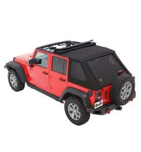 Bâche bestop Trektop NX Plus Black Diamond pour: JEEP WRANGLER JK 4 portes 2007 à 2018 56923-17 / 56853-35